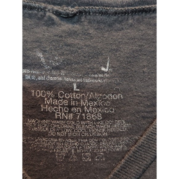 Pokémon t-shirt girls womens Size Large Vintage Black Pikachu Cotton 2001 - Picture 2 of 4